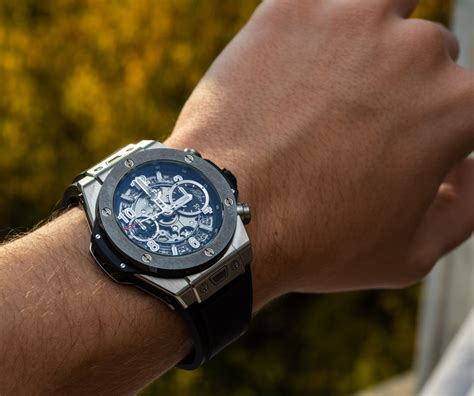 hublot black ceramic big bang unico|hublot titanium ceramic review.